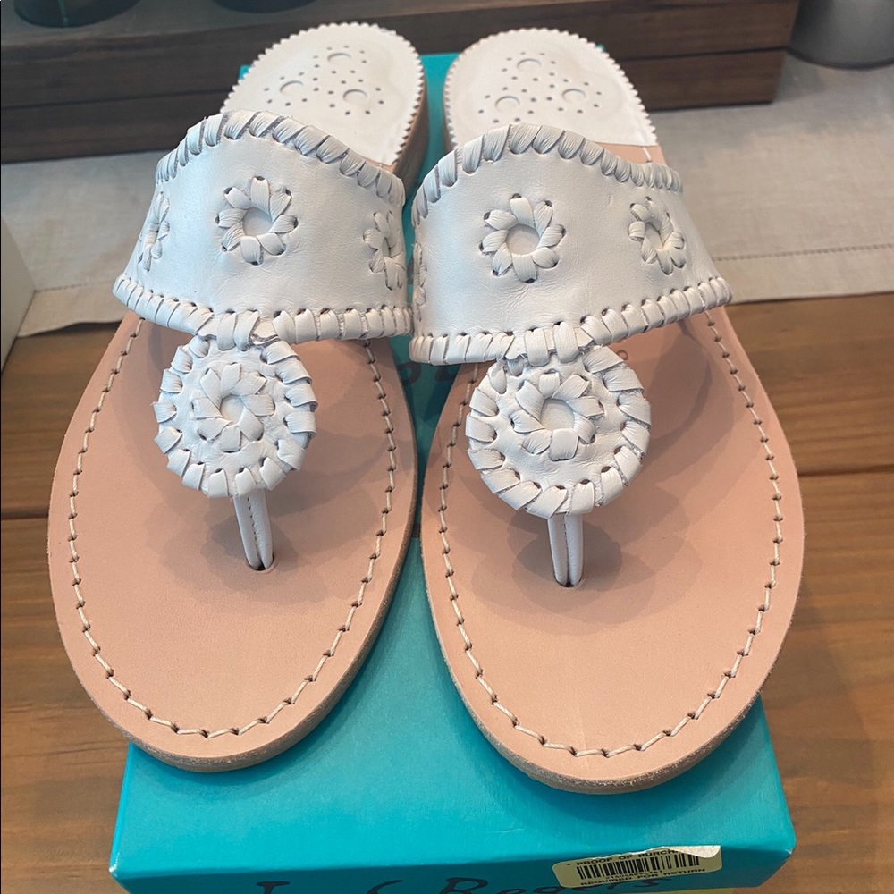 Nwt white Jack Rogers
